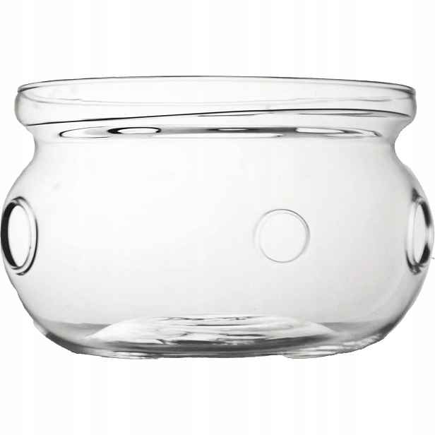 Bredemeijer Verona Ohřívač čaje ze skla, výška: 82 mm, průměr: 148 mm