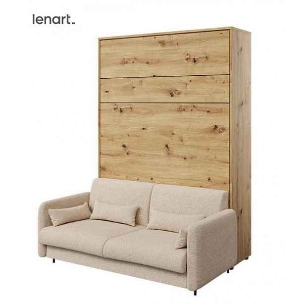 Dig-net nábytek Postel Lenart BED CONCEPT s pohovkou | dub artisan 160 x 200 cm