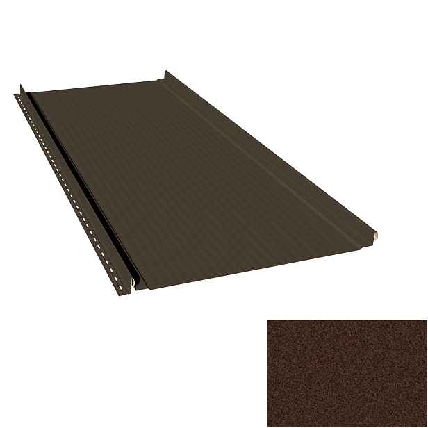 Krytina plechová LINEDEK 485 Micro Imitace MIC82 corten tmavý