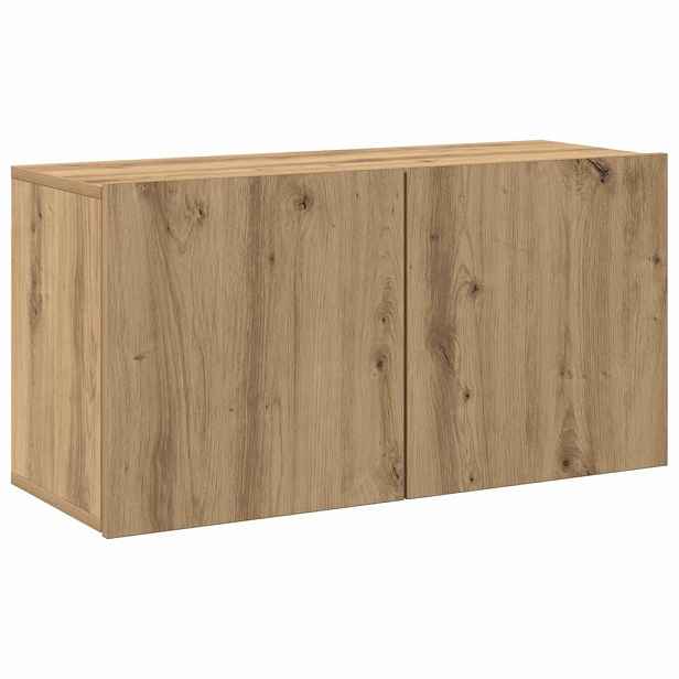 vidaXL TV skříňka nástěnná dub artisan 80 x 30 x 41 cm