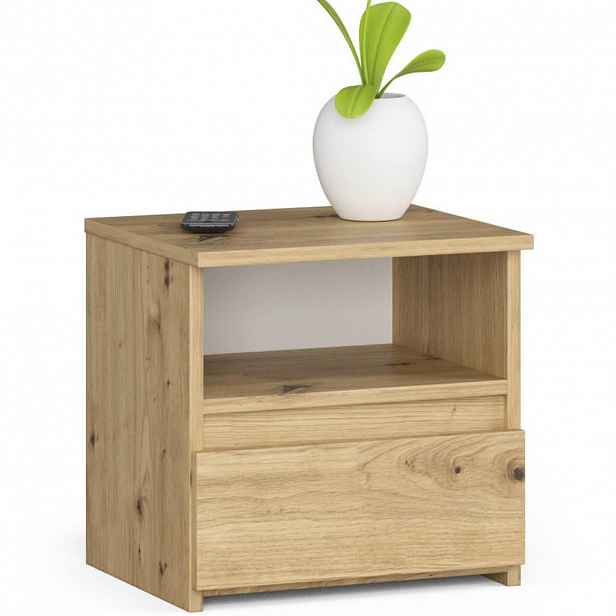 RAUMHIRSCH FURNITURE NOČNÍ STOLEK dub Artisan 40/40/35
