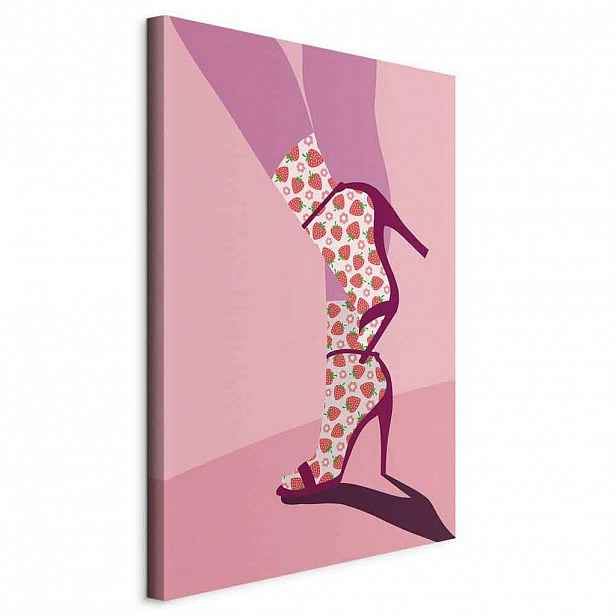 artgeist MALBA NA PLÁTNĚ, abstraktní, lidé, ženy, ovoce, 80/120/1.2 cm