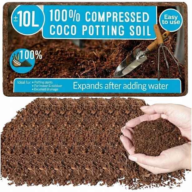 Kokosové vlákno Briket Coco 10x10L Eco