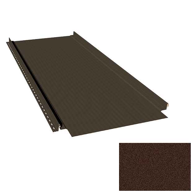 Krytina plechová LINEDEK 485 Micro Imitace MIC82 corten tmavý Cut