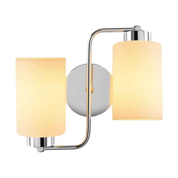 Opviq Nástěnná lampa Balcova III stříbrná