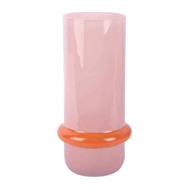 Světle růžová skleněná váza (výška 28 cm) Animado Anillo – PT LIVING