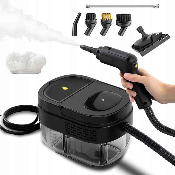 Ruční Parní Vysavač S Přenosným Výkonem A 3 Kartáčovými Hlavicemi 2500 W 1600 ML