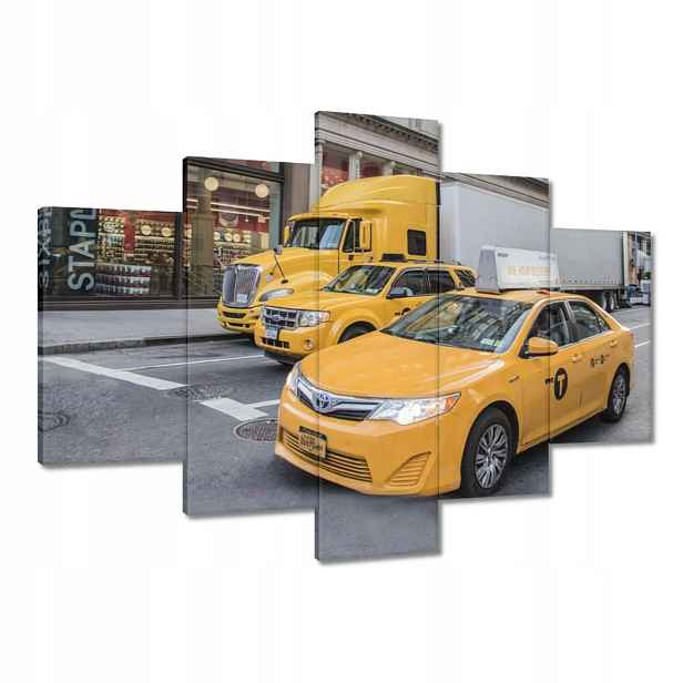 Obrazy 150x105 Žluté vozy New York