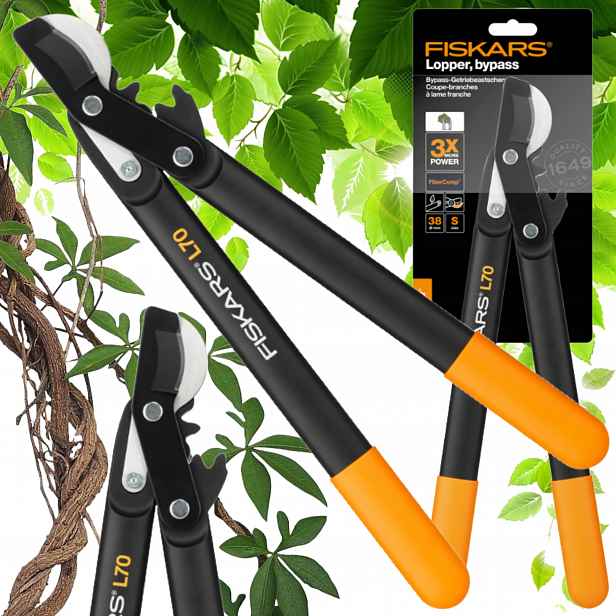 Zahradní nůžky Ostré Fiskars Dvouruční Nůžky Na Větve L70 1002104 Solid