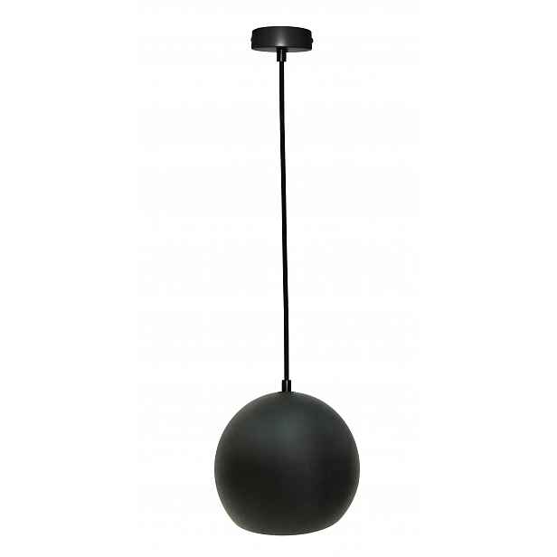 Závěsná lampa černá 1x40W E27 Flen Ledea
