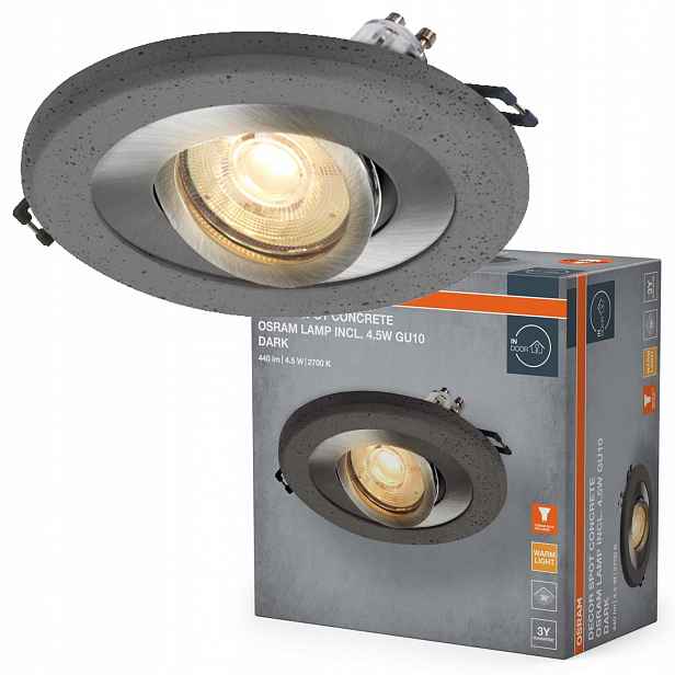 Kulaté Stropní Svítidlo Stropní Led svítidlo GU10 4.5W 400lm 2700K Podomítkové Osram