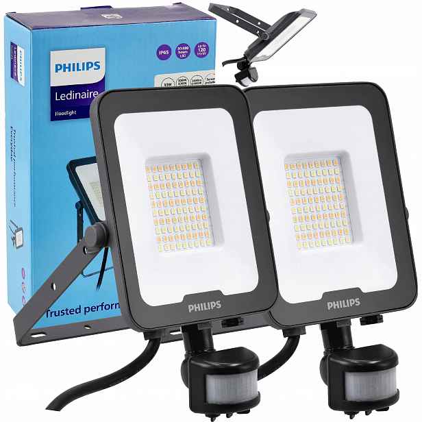 Philips Halogen Led s pohybovým a soumrakovým senzorem 30W 3600lm Cct IP65 x2