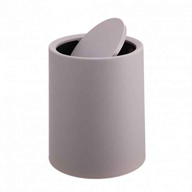 Relaxdays KOŠ Béžový s výklopným víkem 6 l plast
