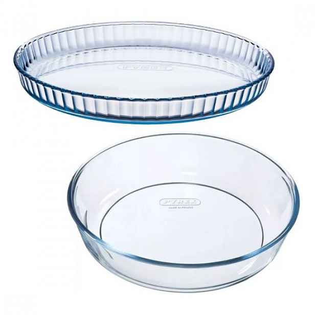 Sada 2 forem na koláč, žáruvzdorné sklo, 26 cm/28 cm - PYREX