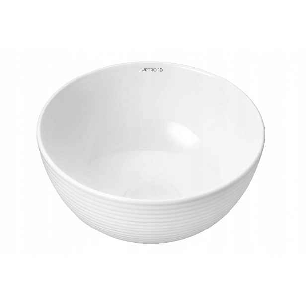 Umyvadlo na desku Cleo S kulaté Uptrend 28 cm bílé UP4004-4