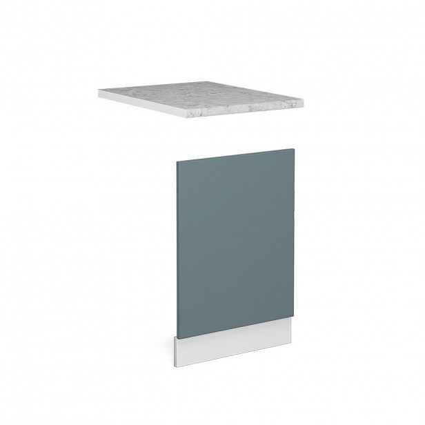 Vicco PŘEDNÍ PANEL R-Line Modrošedá 45 cm s pracovní deskou