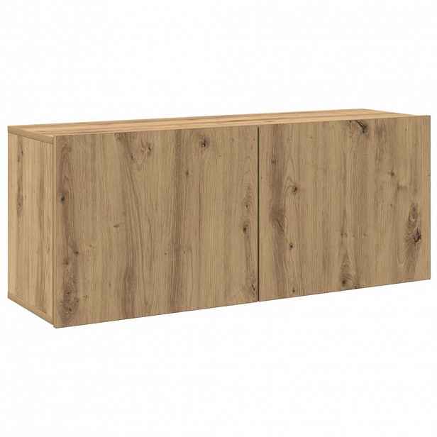 vidaXL TV skříňka nástěnná dub artisan 100 x 30 x 41 cm