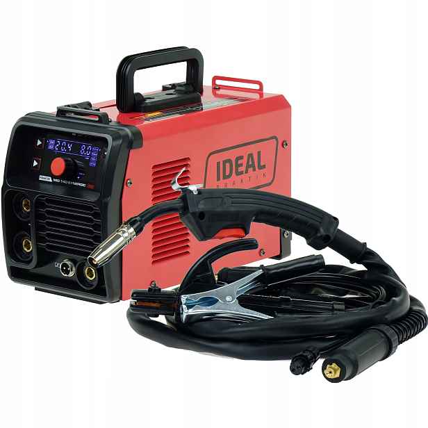 Invertorová Svářečka Migomat Poloautomatická Ideal Praktik Mig 140 Synergic Led