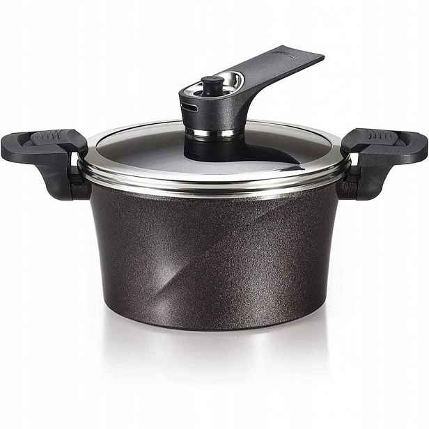 Happycall Hrnec Vacuum Pot 20 cm 2,8 l hnědý vysoký