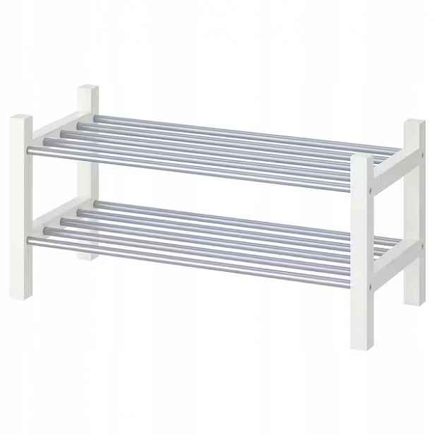 Ikea Tjusig Police na boty, bílá, 79 cm