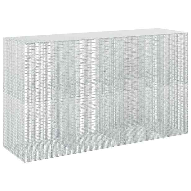 vidaXL Gabion s drátem 5 mm a síťkou 5x2,5 cm 350x100x200 cm