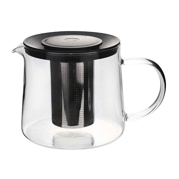 Skleněná konvice se sítkem KITCHISIMO 1,5l