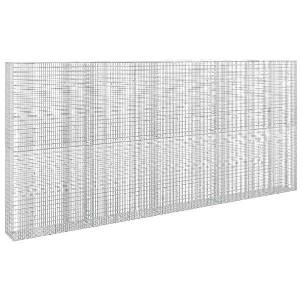 vidaXL Gabion s drátem 5 mm a síťkou 5x2,5 cm 450x30x200 cm