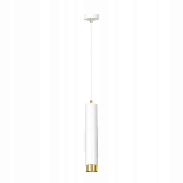Závěsná lampa Emibig Kibo Bílá/Zlatá GU10 10W stmívatelná IP20