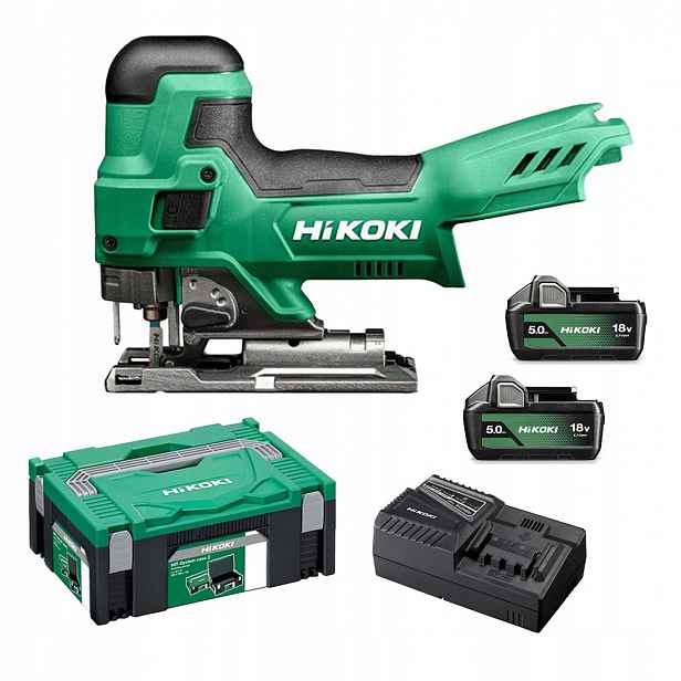 Akumulátorová přímočará pila HiKOKI CJ18DB Wpz 18V 2x5Ah 135mm kufr