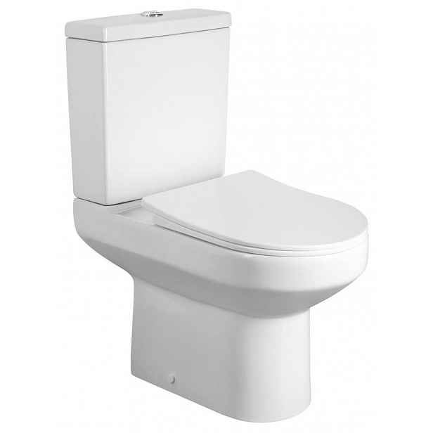 Aqualine Vermet - WC kombi, vario odpad, bílá VR038