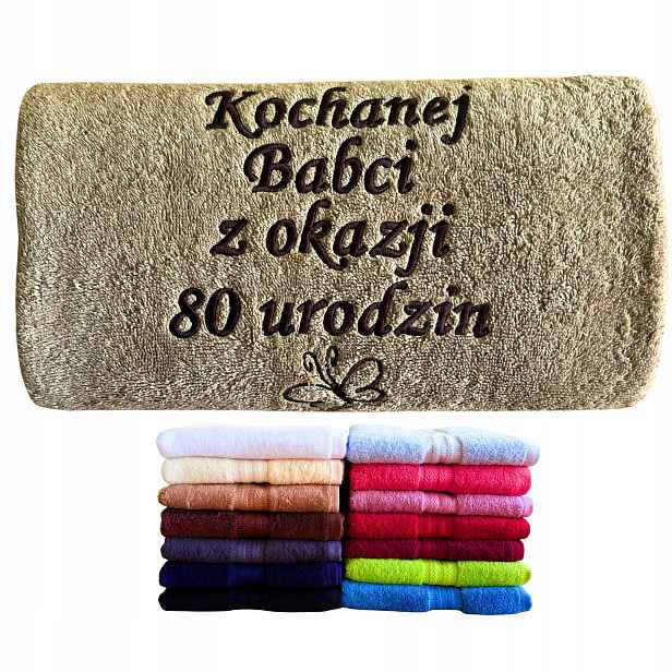 Dárek K 80. Narozeninám Pro Babičku, Ženu, Tetu, Prababičku, Ručník, Tlustý
