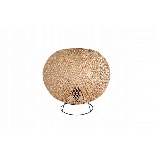 Stolní lampa Boho styl Biatavia Bambusová Dekorativní přírodní lampa E27