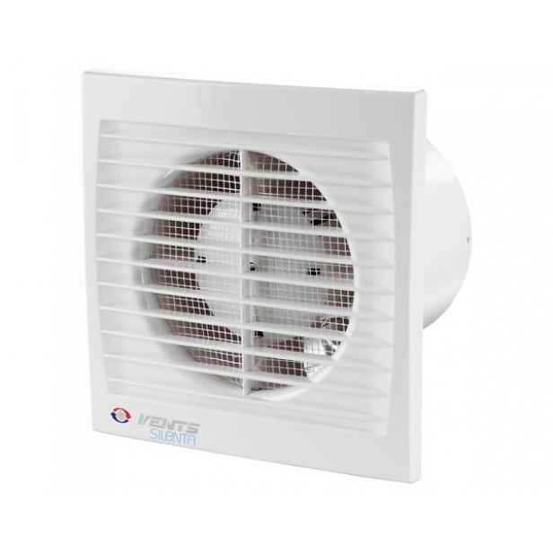 Ventilátor fi 150 mm Časovač Hygrostat koupelnový bílý
