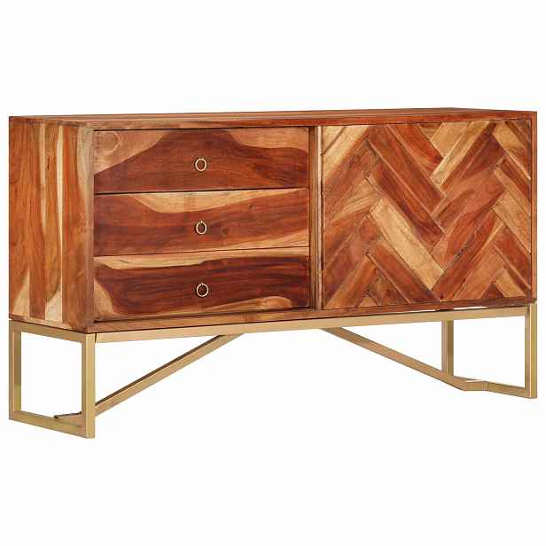 vidaXL Servírovací skříň Medová Hnědá 160 x 30 x 80 cm