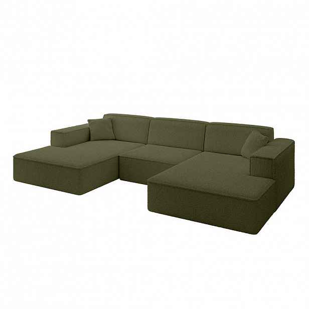 ALTDECOR SEDACÍ SOUPRAVA IREA-U1-v4 – 301 x 165 x 77 cm, zelená