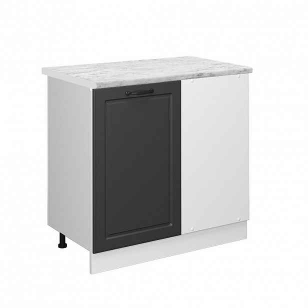 Vicco ROHOVÁ SKŘÍŇKA R-Line Antracitový venkovský dům 86 cm PD Mramor
