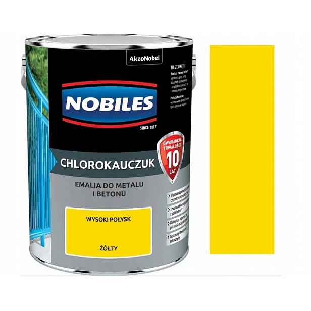 Nobiles Chlorkaučuk Smalt 5 L Žlutý