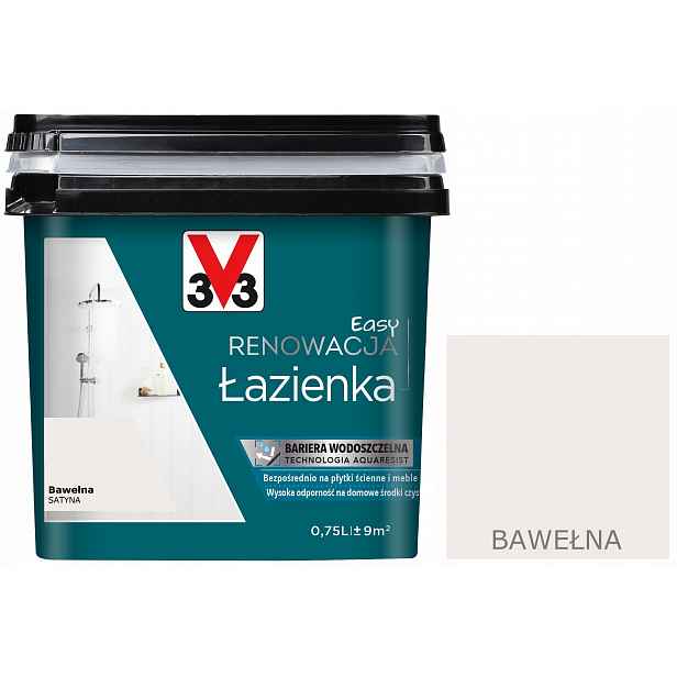 V33 Barva Renovace dlaždic keramika Bavlna 750 ml