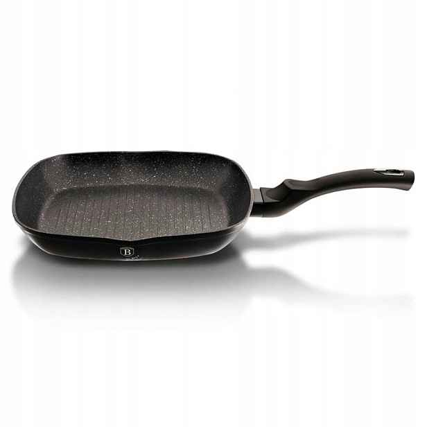Granitová Grilovací Pánev 28 cm Berlinger Haus BH-1846 Black Silver