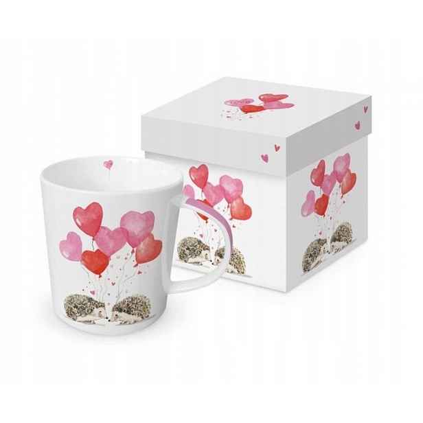 Porcelánový Hrnek Ježci S Balónky 350 ML