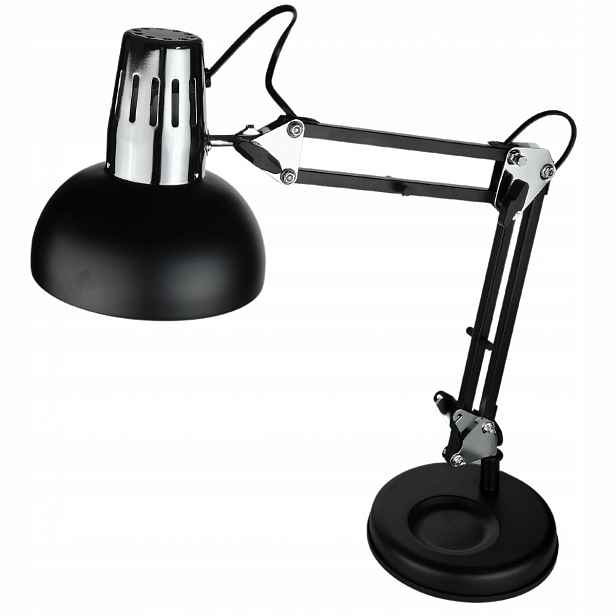 noční kreslicí lampa Kancelářské osvětlení černá Stolní lampa Nilsen