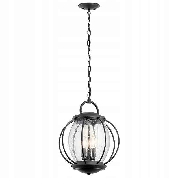 Venkovní závěsná lampa E14 40W Texturovaná Vandalia IP44 Kichler