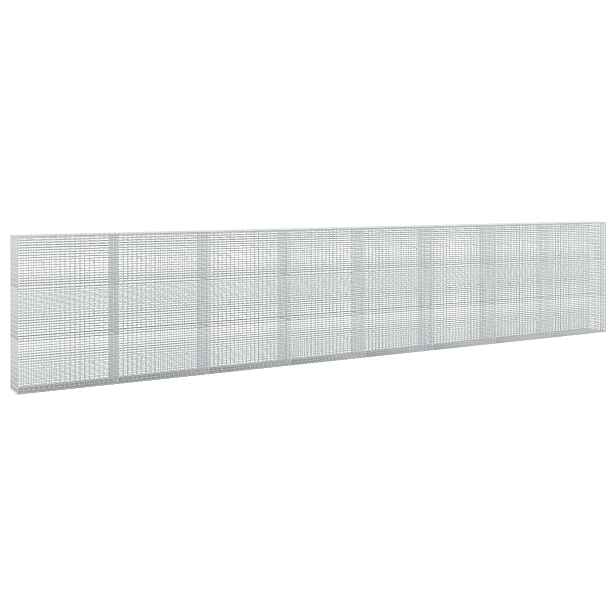 vidaXL Gabion s drátem 5 mm a síťkou 5x2,5 cm 800x30x150 cm