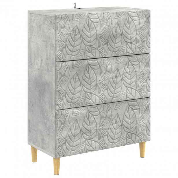 vidaXL Skříň se zásuvkami 66 x 34,5 x 90 cm Kompozitní dřevo