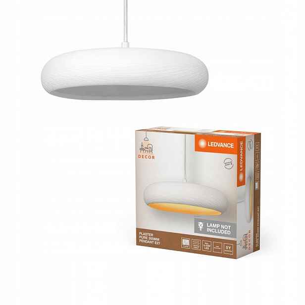 Závěsné Stropní Svítidlo Dekorativní E27 Převis Bílý Decor Ledvance