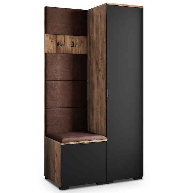 MASSENO MODERNÍ PŘEDSÍŇOVÁ SESTAVA LORI, 95/181/51 cm, dub Lefkas