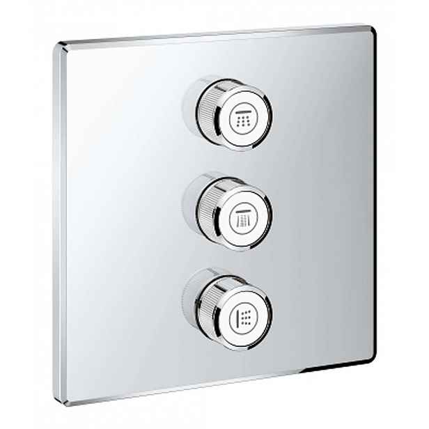 Grohe Grohtherm SmartControl - Ventil pod omítku pro 3 spotřebiče, chrom 29127000