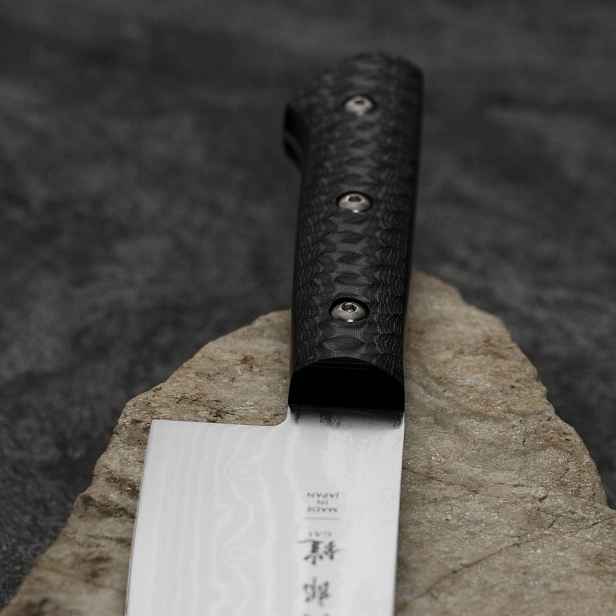 Nůž Santoku Tojiro Gai F-1351 VG-10 Damascus 170 mm japonská micarta