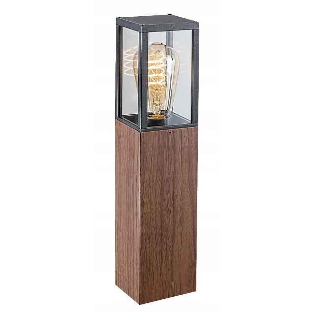 Stojací zahradní lampa 1xE27 Wales dub 7196 Rabalux