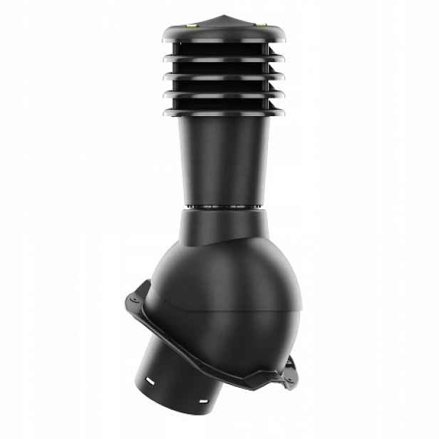 Větrací komín Smartline profil T18 fi 125 mm, nezateplený, černý